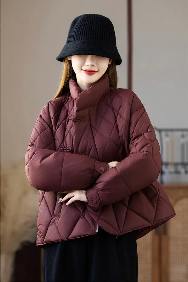 Women's Water-resistant and Windproof Hooded Puffer Jacket