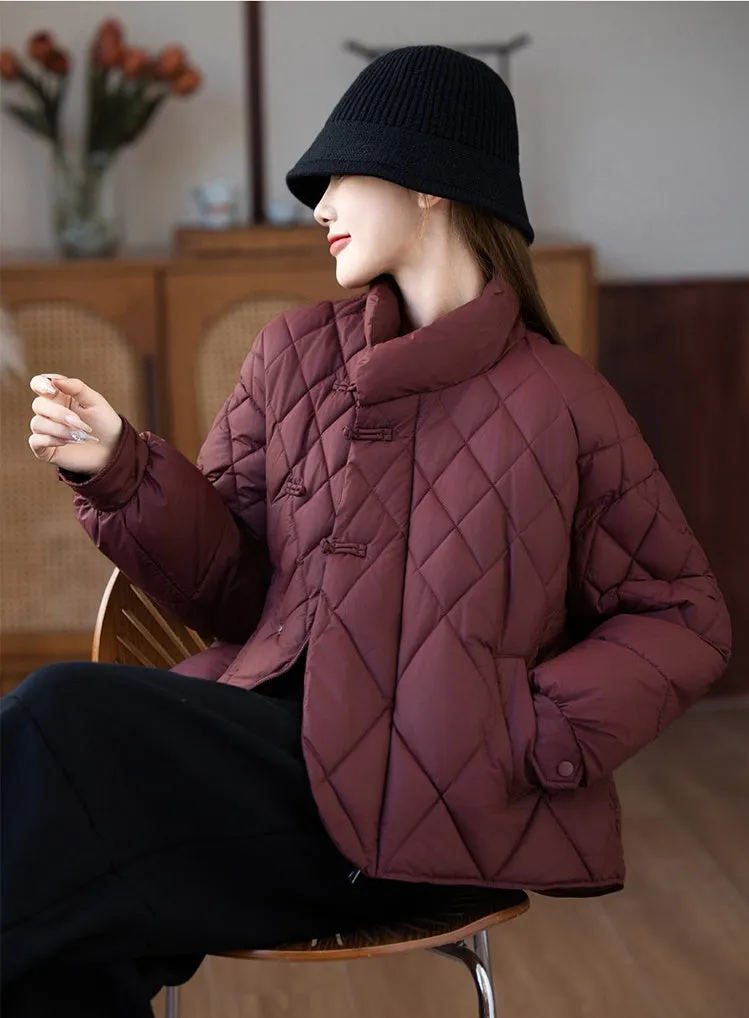 Women's Water-resistant and Windproof Hooded Puffer Jacket