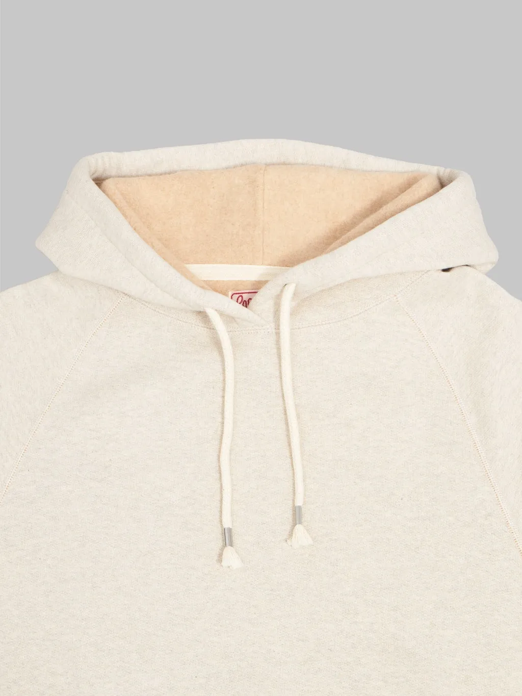 Wonder Looper Pullover Hoodie Fleeced Foxfibre® Oatmeal