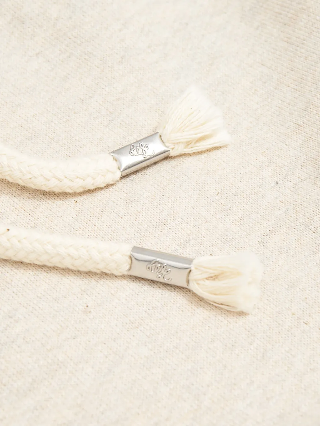 Wonder Looper Pullover Hoodie Fleeced Foxfibre® Oatmeal