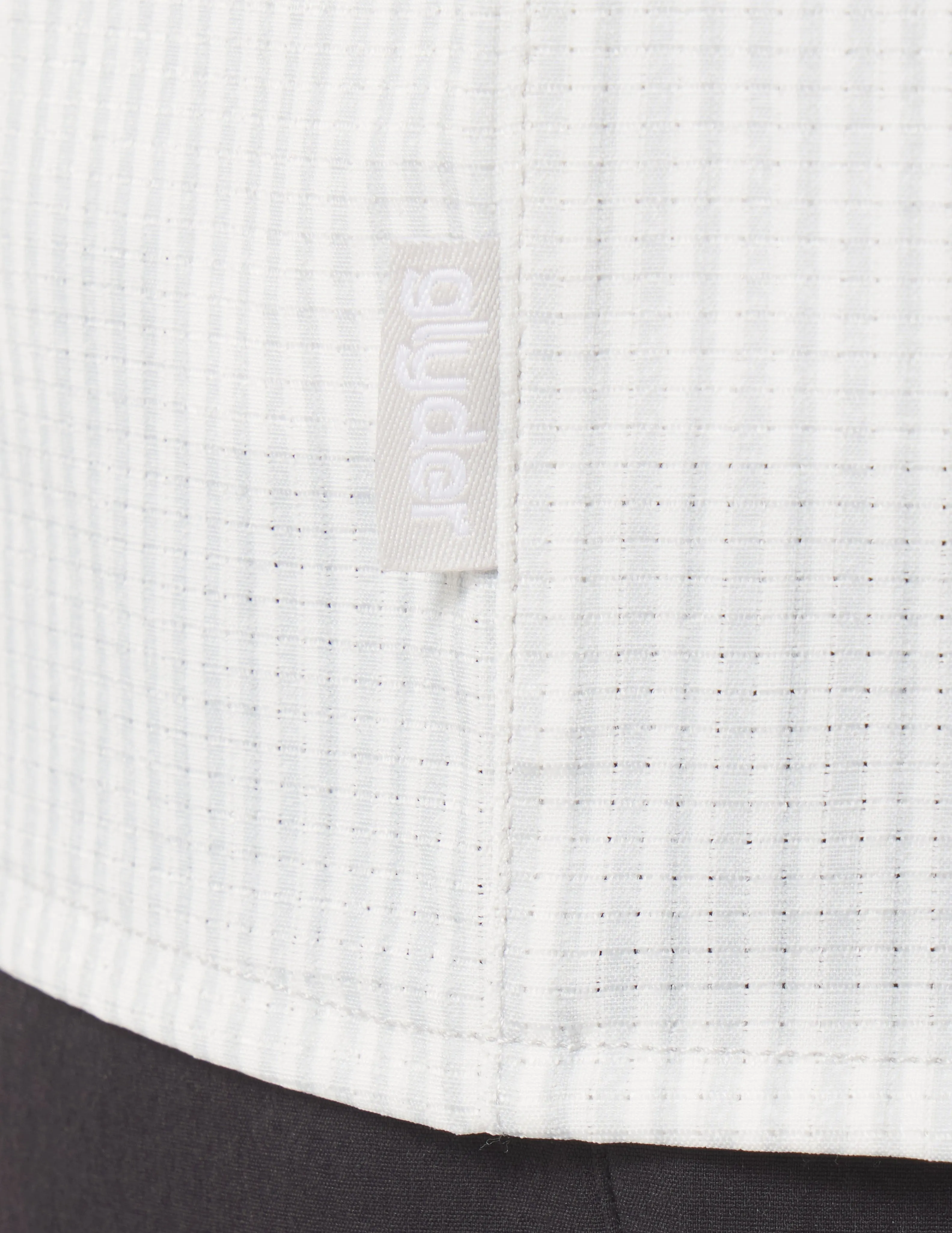Zephyr Shirt: Ash Grey Stripe