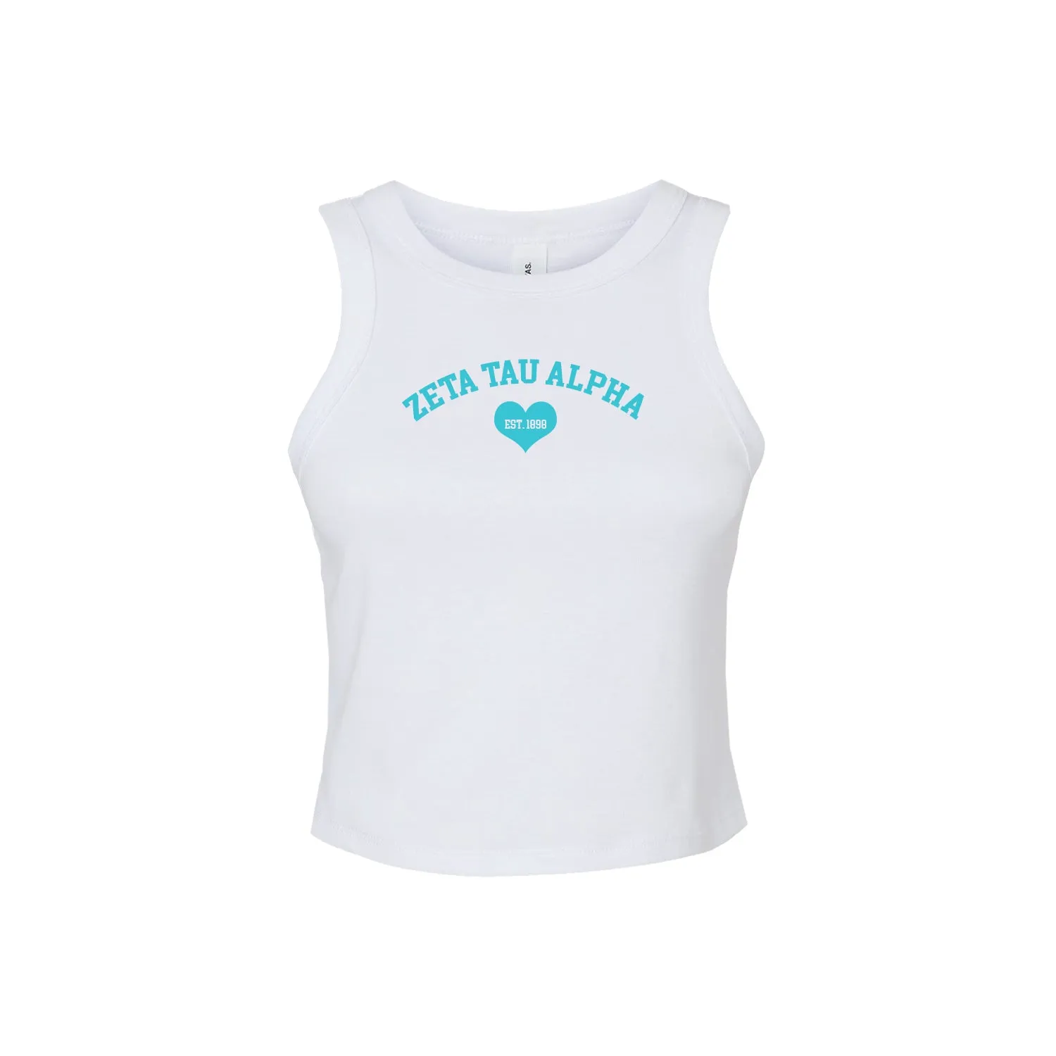 Zeta Tau Alpha Cropped Tank Top